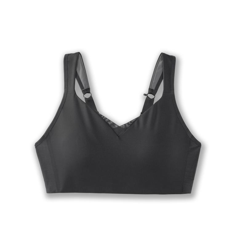 Brooks Drive Convertible Womens Running Bra - Asphalt/DarkGey - Indonesia (PWXV-21785)